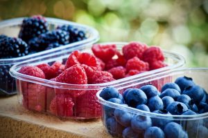 soft fruits, blueberries, raspberries