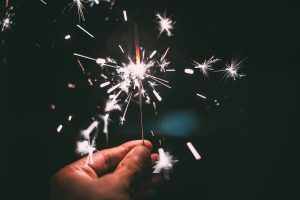 new year's eve, sparkler, sylvester